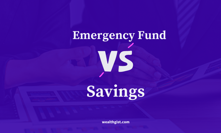 emergency fund vs savings account
