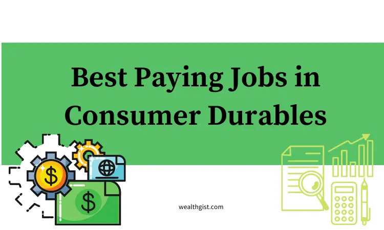 best paying jobs in consumer durables