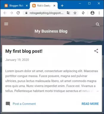 how to create a blog with blogger and you blog is ready